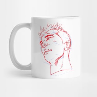 sketching from man Mug